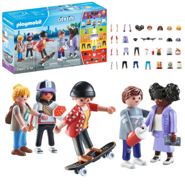 Mamido Stavebnica 54 dielikov Playmobil 71401 Vytvor si vlastnú figúrku