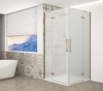 GELCO - TRINITY GOLD štvorcový kút 1100x1100 rohový vstup, matné sklo, GT2211-11M-G GT2211-11M-G