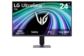 23.8" LG UltraGear 24G411B-B čierna / Monitor / IPS / 1920x1080 / 16:9 / 144 Hz / 250 cd/m2 / HDMI DP (24G411B-B.AEU)
