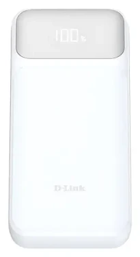 D-Link DPP-201 20000 mAh biela / Power Bank / USB-C + USB-A / 65W PD3.0, QC3.0 / LED displej (DPP-201)