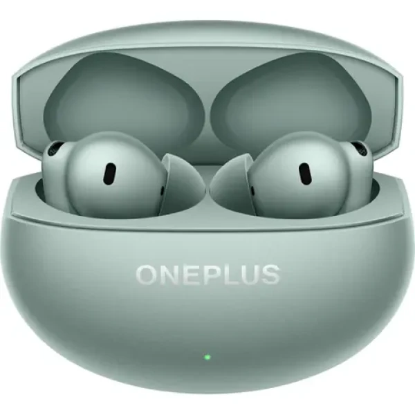 OnePlus Buds 4 Zen Green / Bluetooth slúchadlá s mikrofónom / BT 5.4 / IP55 / ANC (5481158910)