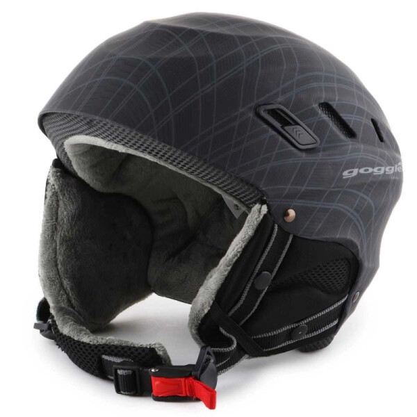 Lyžiarska prilba s okuliarmi Dark Grey S200-2 58-59 cm