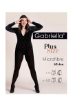 Pančuchy Gabriella 162 Plus Size 60 den 8-9 nero 8/9-4XL/5XL