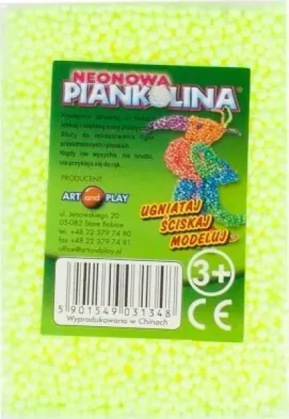 NoName Plastelína neónová ARTPLAY / Modelovacia hmota (5901549031348)