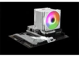 Scythe Mugen 6 Dual Fan ARGB biela / Chladič CPU / 2× 120 mm / PWM / 350-2500 ot/min / LGA1851 / AM4, AM5 (SCMG-6000DWR)