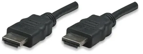 Manhattan HDMI kábel s ethernetom 15m / HDMI-HDMI / tienený / čierna (308434)