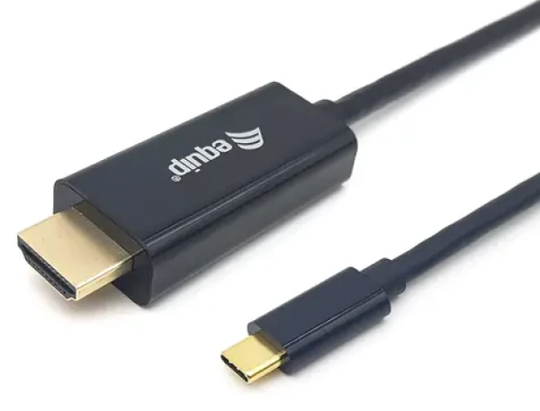 Equip Adapter USB-C - HDMI čierna / Redukcia / 4K/30Hz / 1 m (133411)