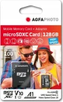 AGFAPHOTO MicroSDXC 128GB + Adaptér / R: 100 MB/s / W: 20 MB/s / Class 10 (10583)