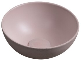 SAPHO - MINOR betónové umývadlo na dosku, priemer 26cm, ružová mat MR26021