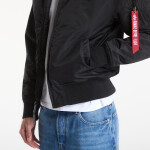 Bunda Alpha Industries MA-1 Zip Hood Backprint Black/ Reflective XL