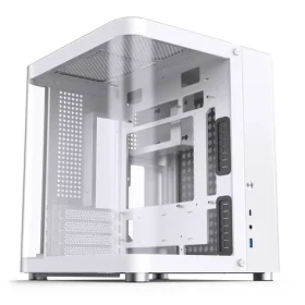 Jonsbo TK-1 biela / Micro-ATX / 1x USB-A 3.0 / 1x USB-C 3.2 / bez zdroja / priehľadná bočnica (TK-1 WHITE)