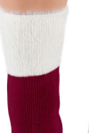 NOVITI Ponožky SF001-W-04 Maroon 39-42