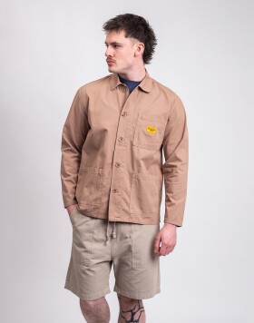 Service Works Twill Chore Shirt MUSHROOM L