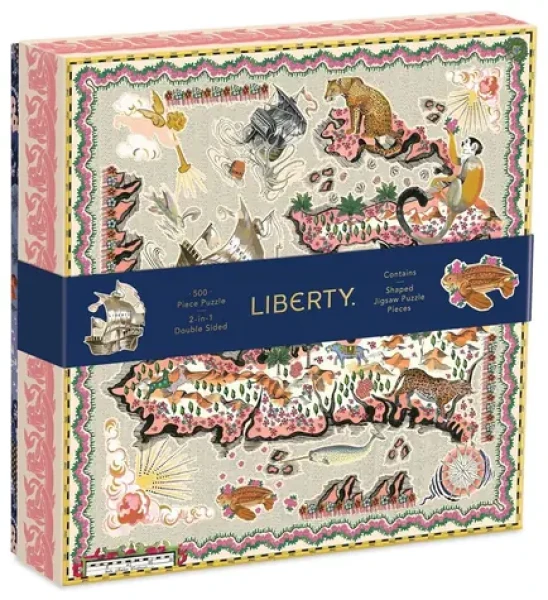 Galison Obojstranné puzzle 2v1 Liberty Maxine London