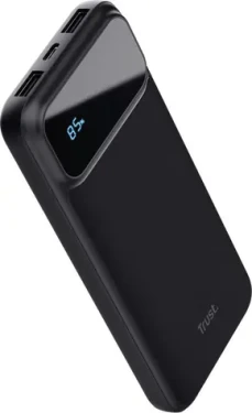 Trust Avala Powerbank 10000 čierna / 20W PD / USB-C + 2x USB-A / LED displej (25882)