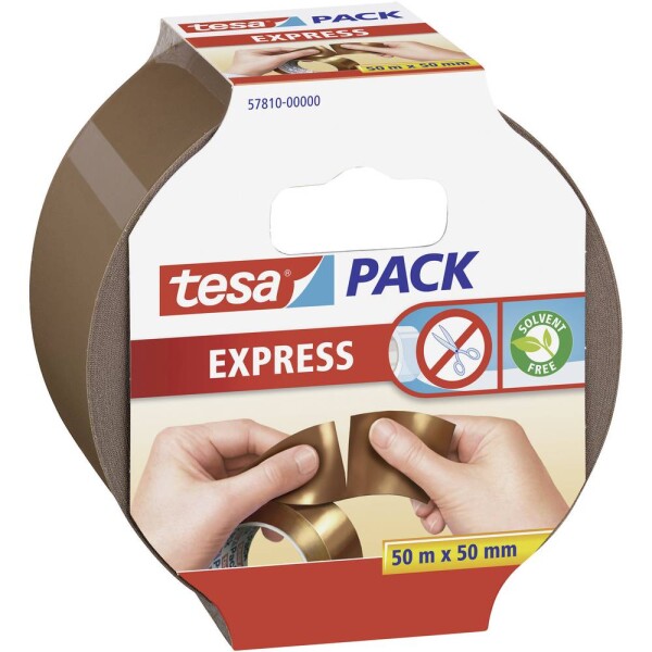 Tesa EXPRESS 57810-00000-01 baliace lepiaca páska TESAPACK® hnedá (d x š) 50 m x 50 mm 1 ks; 57810-00000-01