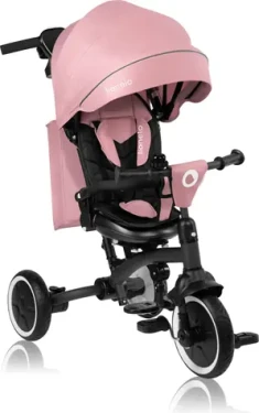 Lionelo Trojkolka 2v1 Tris PLUS Pink Rose (LO-TRIS PLUS PINK ROSE)