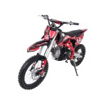 Mamido Detská benzínová motorka RamiGO ULTRA 66 125CC červená