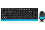 A4tech set bezdrôtová klávesnica CZ-US layout