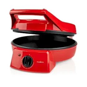 Nedis FCPM100FRD červená / Pec na pizzu a gril / 1800 W / 30 cm / Nastaviteľná regulácia teploty (FCPM100FRD)