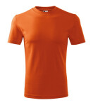 Ťažké unisex tričko oranžové S