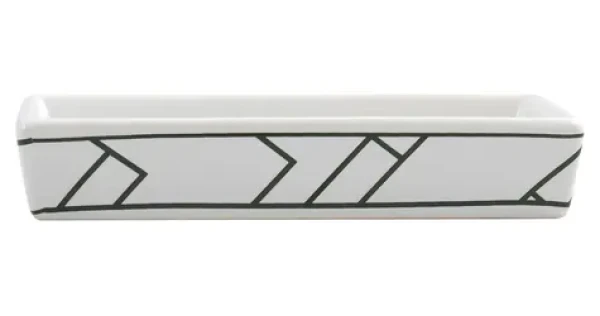 MSV Mydelnička MONOLITHIC bielo-čierna / keramika