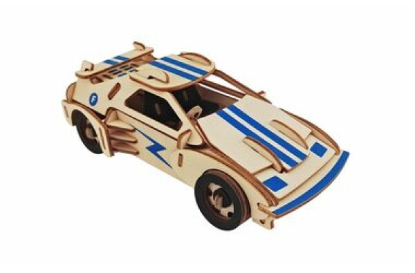 Woodcraft Drevené 3D puzzle Závodné auto F 20