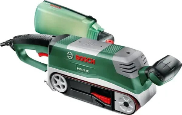 BOSCH PBS 75 AE / pásová brúska / 750W / brúsna plocha 76x165 mm / rýchlosť 350 m-min (06032A1100)