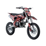 Mamido Detská benzínová motorka RamiGO ULTRA 66 125CC červená
