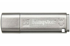 Kingston IronKey Locker+ 50 16GB strieborná / Flash Disk / USB 3.2 Gen 1 - (USB-A 3.0) (IKLP50/16GB)