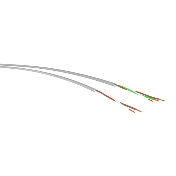 VER LIYY-OB 2x 0,34 Ri.100 energetický kabel LIYY-OB 2 x 0.34 mm² sivá 100 m; VER LIYY-OB 2x 0,34 Ri.100