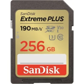 SanDisk Extreme PLUS SDXC 256GB / Pamäťová karta / Class 10 / UHS-I U3 / čítanie: 190 MB/s / zápis: 130 MB/s (SDSDXWV-256G-GNCIN)