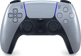 Sony DualSense strieborná / Gamepad / PS5 / Haptická spätná väzba / Adaptívne spúšte (711719577652)