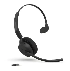JABRA Evolve3 45 Mono UC Link 390a čierna / Slúchadlá / mikrofón / Bluetooth / USB-A / 36 h výdrž batérie (34599-889-999)