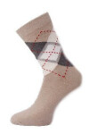 WiK 37729 Príležitostné dámske ponožky 35-42 hnědorůžový 35-38