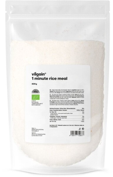 Vilgain Minútová ryžová kaša BIO – 400 g