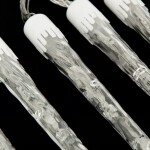 Deuba Vianočné svietiace cencúle 6,2m, teplá biela