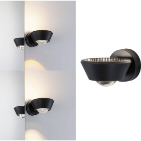 Paulmann 79769 nástenný reflektor pevne zabudované LED osvetlenie 9 W LED čierna; 79769