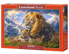 Mamido Puzzle 1000 dielikov C-104277 Ako otec, tak syn levy lev