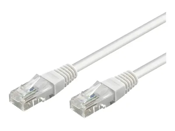 Goobay 68638 biela / Patch kábel / CAT 6 / U/UTP / 7,5 m (68638)