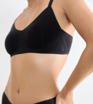 Dámska podprsenka ZERO Feel Pure Soft bra – BLACK – čierna 0004 – SLOGGI BLACK L2