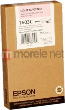 Epson Wkład atramentowy Stylus do 7800/9800 light magenta (220ml) (C13T603C00)