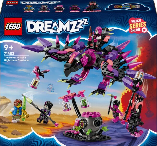 LEGO® DREAMZzz™ 71483 Nikdyčarodejnica a jej stvorenie z nočnej mory