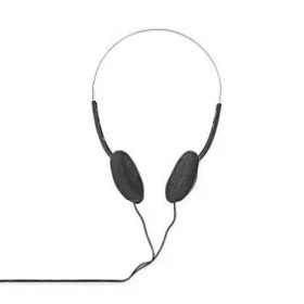 Nedis Káblové slúchadlá na uši čierna / 3,5 mm / Dĺžka kábla: 1.20 m (HPWD1101BK)