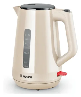 BOSCH TWK1M127 krémová / Rýchlovarná kanvica / 2400 W / 1.7 l / plast (TWK1M127)