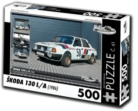 RETRO-AUTA Puzzle Škoda 130 L, A (1986), č. 61