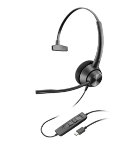 Poly EncorePro 310 čierna / Náhlavná súprava / mikrofón / jedno slúchadlo / USB-C (760Q8AA)