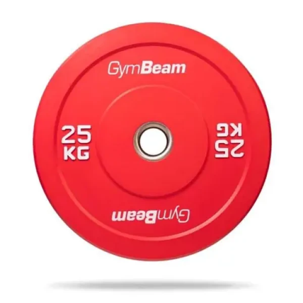 Gumový kotúč Bumper 51 mm - GymBeam (červená) (105655-5-25kg)