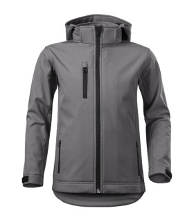 Detská softshellová bunda Performance steel grey 146 cm/10 let