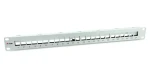 Equip šedá / Patchpanel / 24 portov / Keystone / 1U / 19" (769326)